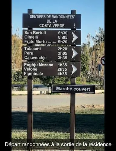 公寓 Location Les Pieds Dans L'eau, Aqua Linda A Poggio-mezzana *